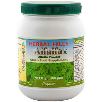 Certified Organic Alfalfa leaves Powder - Manufacturer & suppliers